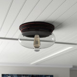 Piqua Glass Flush Mount
