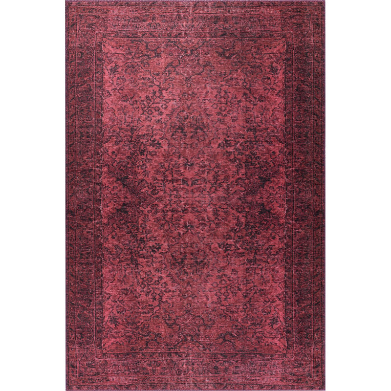 Luxurious Purple Machine Carpet, 4.6 x 6.2 Feet | 100% Polyester, 1850 g/m² | Soft Pile Height: 0.2 Inches | Eco-Friendly Recycled Poly Cotton Underside | Perfect for Living Room & Bedroom Decor, Easy Care