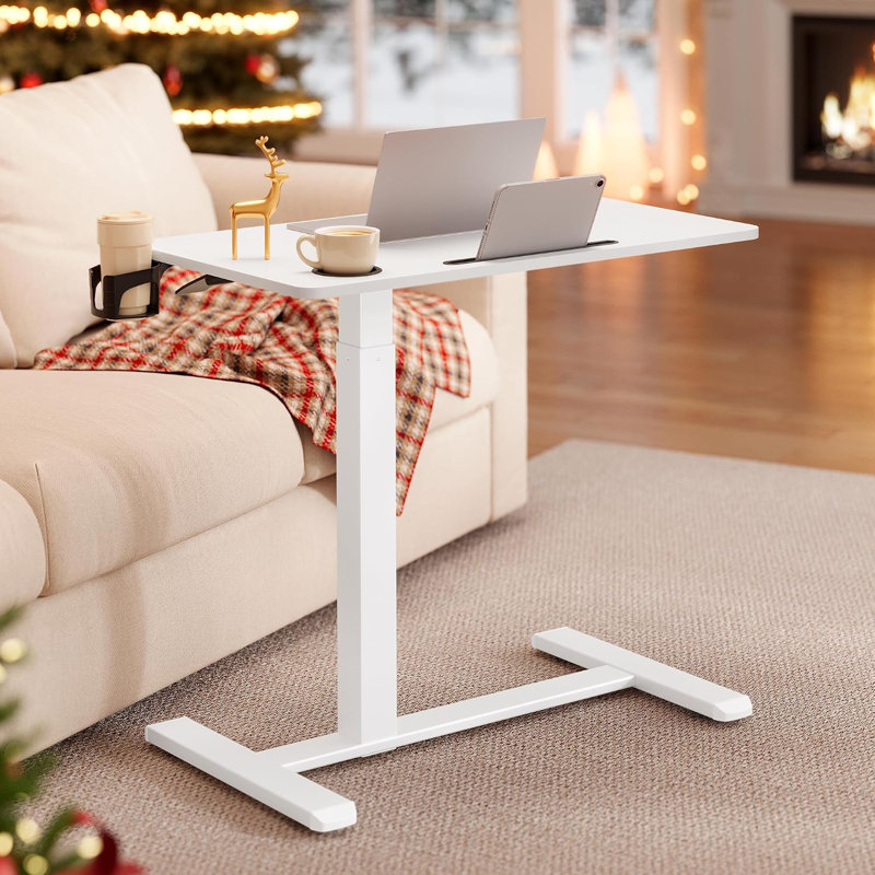 Height Adjustable Rectangular Standing Desk, 80cm W x 45cm D