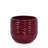 3 Pieces Ceramic Flowerpot, Bean Paste Red Modern Planter For Patio, Garden, Windowsills - Frost-, Heat-, Weather- With Built-In Drainage Hole, 14.36" L X W 12.33" H, 42.98 Lbs Sleek Design,-1053990063