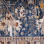 Tapis oriental bleu / brun-381320240