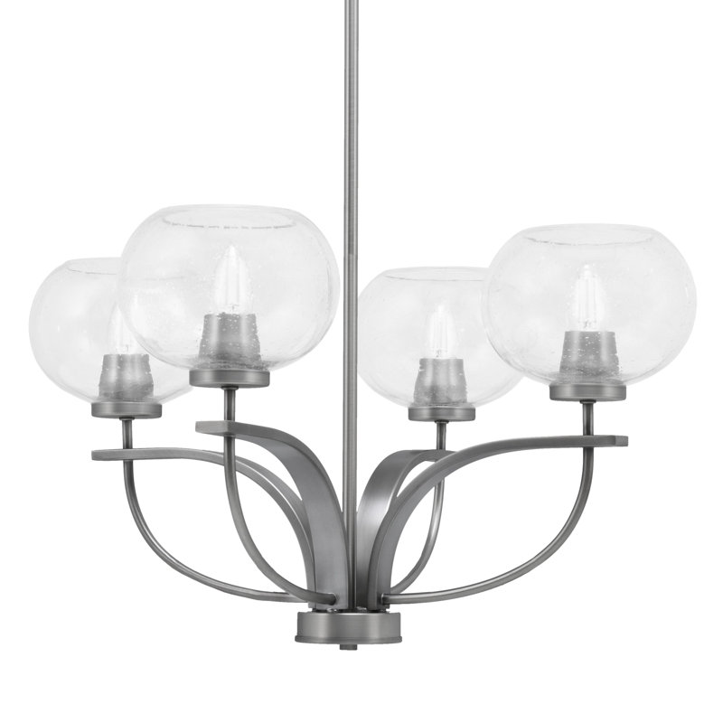 Lustre classique / traditionnel 4 lumières à intensité variable Unia