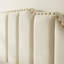 Lit plateforme luxueux en velours capitonné