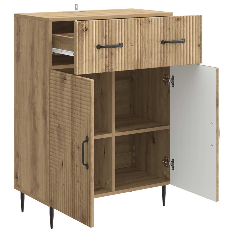 64 cm W Sideboard, Brown