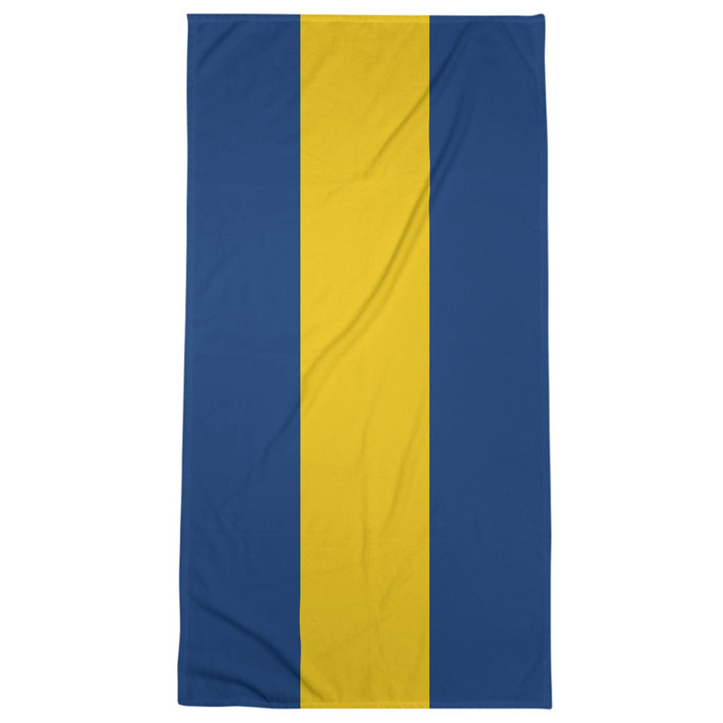 Microfiber Bath Towel, Tennessee Red Football Dark Blue/Gold