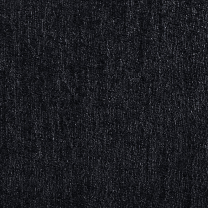 Canapé modulaire en chenille gris anthracite à 5 places avec méridienne orientée vers la droite, console d'angle, 1 portique et un port de charge, hauteur de 19,5 po, 3 coussins décoratifs avec porte-gobelets de 128 po de largeur, coussins, coussins amovibles et de dossier