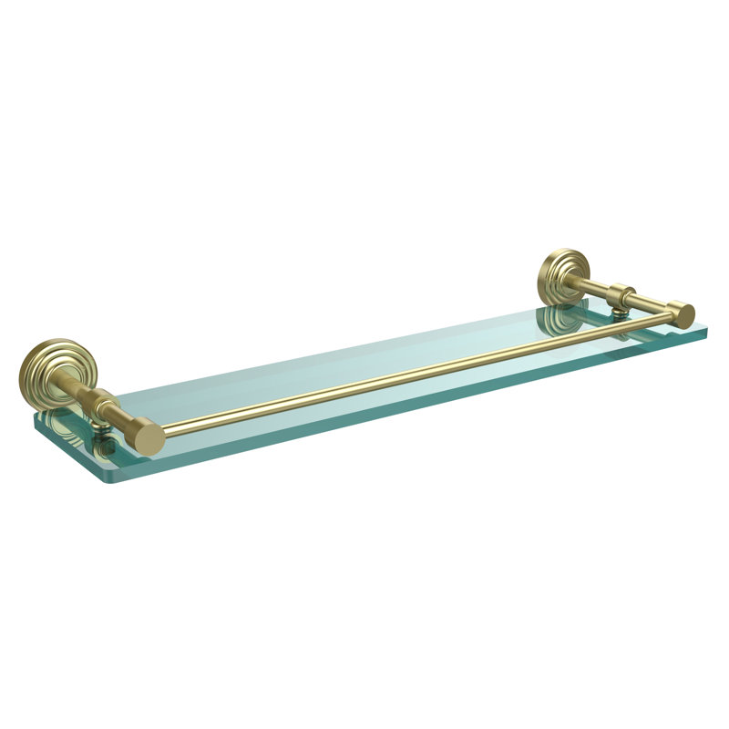 Beresford Bracket Shelf, Satin Brass