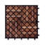 30cm L x 30cm W FSC® Certified Acacia Wood Interlocking Deck Tile-798638245