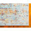 Tapis orange d'inspiration persane Maggie-86604631