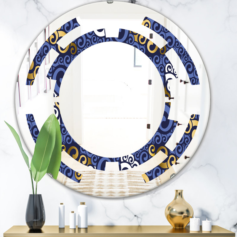 Miroir mural Waves in III Space, H 31,5 po x l po