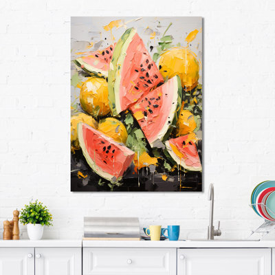 «Summertime Watermelon Fruit 3 - Fruits», art mural