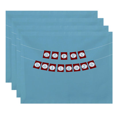 Polyester Abstract Rectangle Placemat