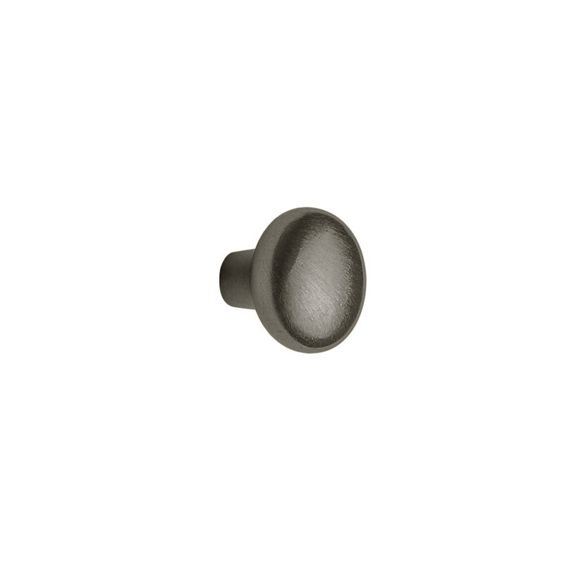 Bronze Mushroom Knob, White Bronze Medium