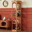 Armoire de coin en bois de cerisier