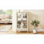 Armoire vitrée 2 portes avec portes en verre trempé, armoires vitrées avec panneau arrière en miroir et tablettes réglables, vitrine lumineuse pour la maison, ampoule de bureau incluse-1530628907