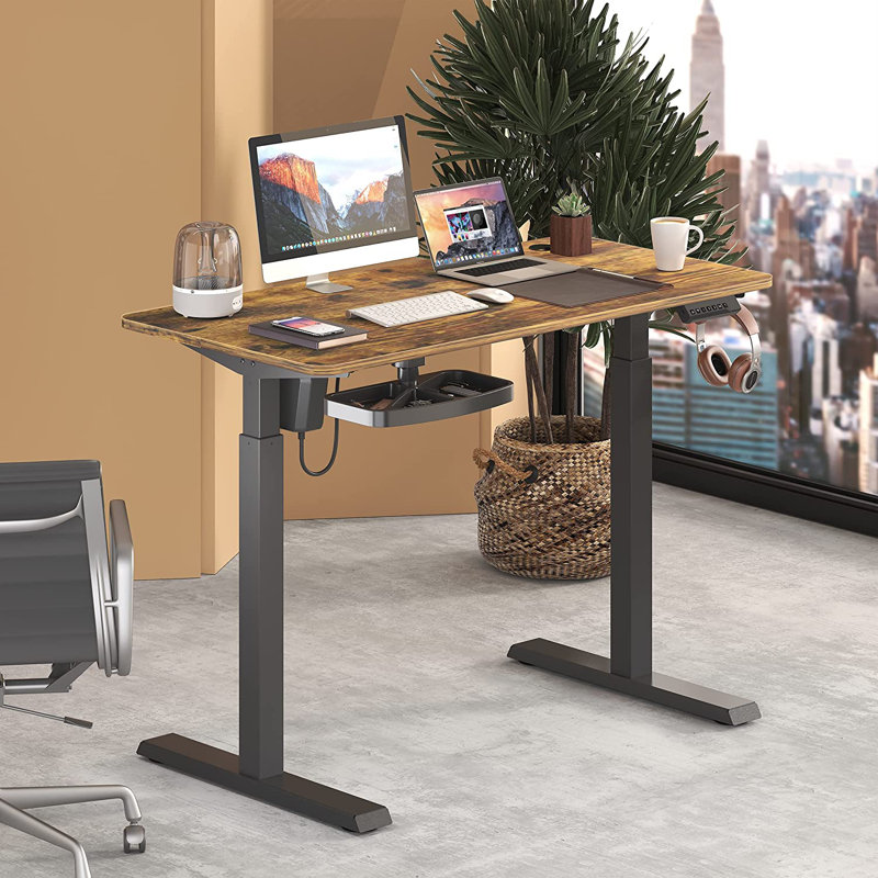 Bureau debout à hauteur ajustable