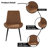Angiens 19.69'' H Faux Leather Upholstered Metal Side Chair-1505847860-1517358632