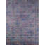 Tapis géométrique bleu / mauve / noir-184005528