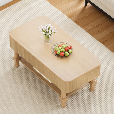 Table basse à plateau relevable Farmhouse