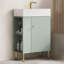 Armoire de rangement de salle de bain 21,6 "avec plateau en céramique-103266601