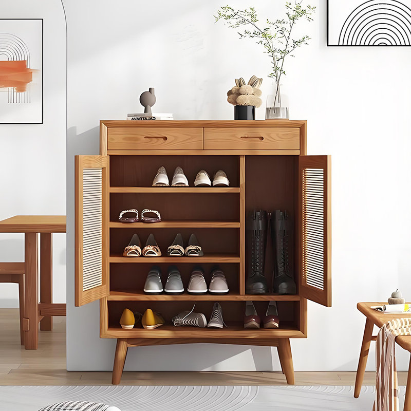 Nordic style practical storage shoe cabinet