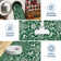 Christmas Area Rugs Xmas Holiday Indoor Rug with Non-Slip Backing, Machine Washable Low Pile Bedroom Carpet, Foldable Decorative Floor Mats for Living Room, Kitchen, Office