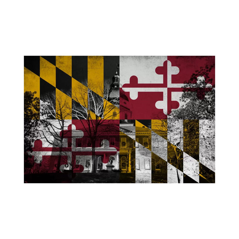 Maryland - Wrapped Canvas Print, 20.32 cm H x 30.48 cm W