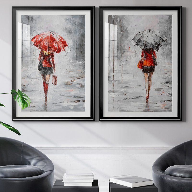 City magasiner III - ensemble de 2 reproductions d'art, H 26,5 po x l 73 po x P 1,5 po, H 31,5 po x l 47 po x P 1,5 po, Blanc