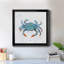 Bulle bleue - Peinture sur toile encadrée-408779099-408779098