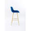Deux tabourets de bar, tabouret de comptoir de cuisine moderne avec pieds en métal, tabouret de bar moderne pour la maison-1878677597