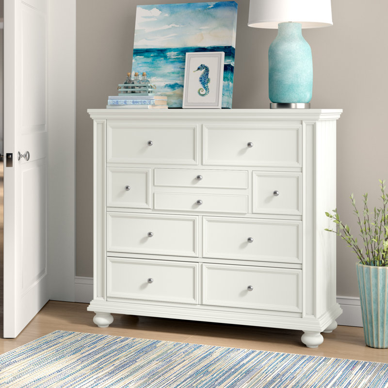 Patillo 50'' W 9 - Drawer Dresser, White
