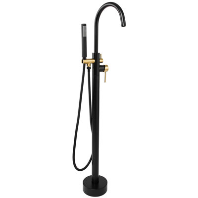 Single Handle Floor Mounted Clawfoot Tub Faucet