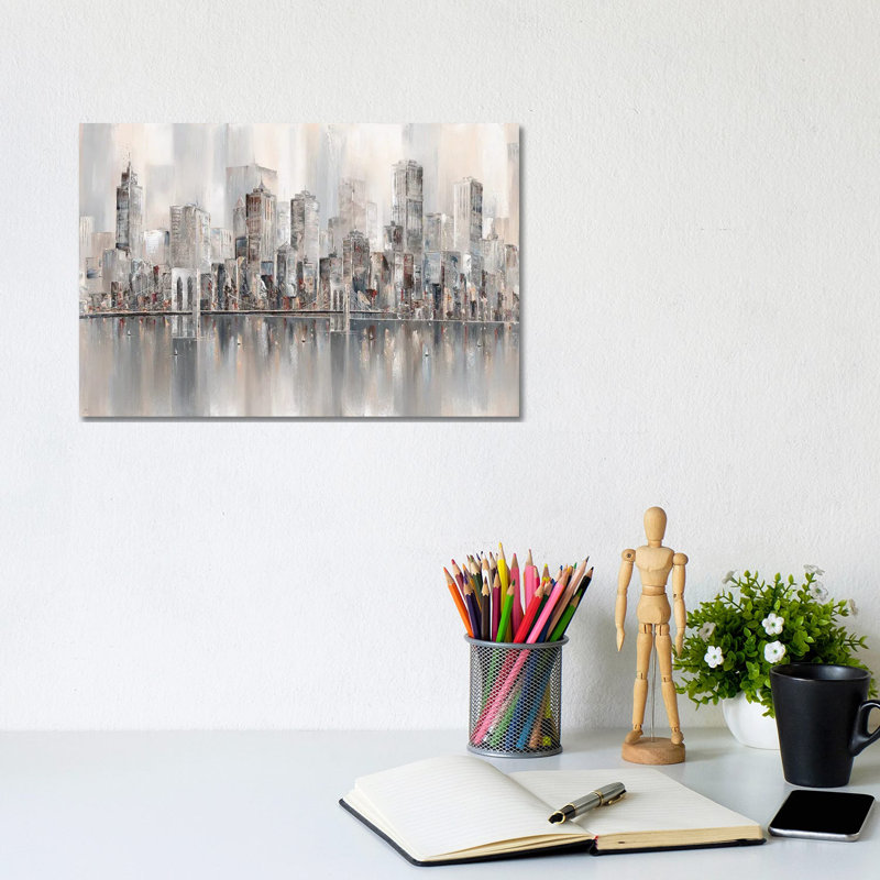 Illusion, New York Skyline II - Giclée sur toile tendue avec châssis