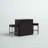 Hanya Metal Bar Set with Stools