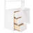 Twin Size Loft Bed With Drawers,Desk,And Wardrobe-White-1092697841-1092697840