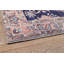 Tapis floral tissé à la machine Lindauer - bleu marine / rosé-629080545