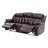 Daria G686-RS Reclining Sofa , DARK BROWN