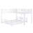 Twin Over Full Size L-Shaped Metal Bunk Bed-1305383280
