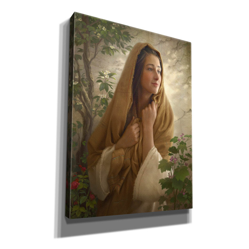 «Mary Kept All Ces Things» par Howard Lyon, Red Barrel Studio®, art mural sur toile, 26 po x 30 po, L 40 po x H 54 po