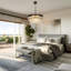 Kethe 9 - Light Dimmable Drum Chandelier