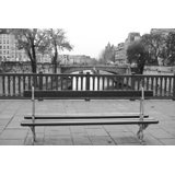 Pont Neuf Bench' Framed Photographic Print