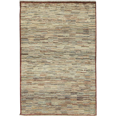 Afghan One-of-a-Kind 3'10" X 5'9" Area Rug