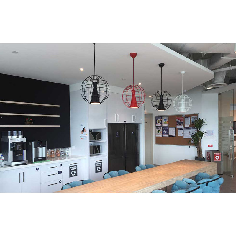 Latitude 1 - Light LED Pendant, Red