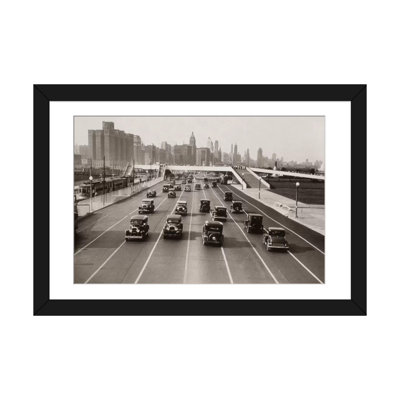" 1930s Automobile Traffic Chicago Illinois The USA " by Vintage Images