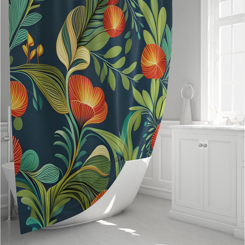 Rideau de douche Collyns, H 72 po x l 70 po