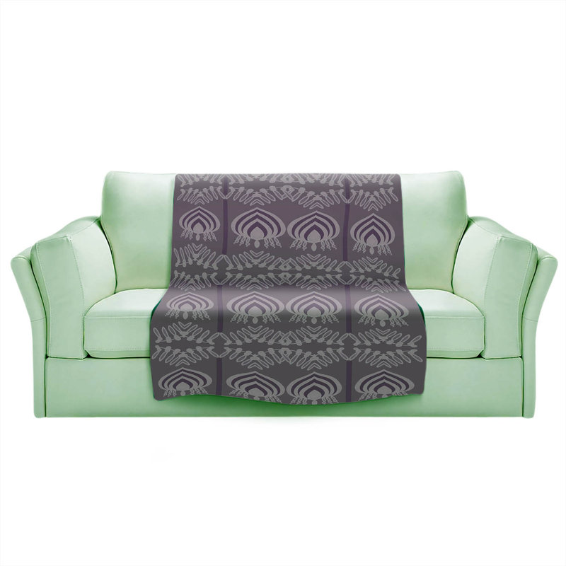 Hand Woven Throw Blanket, 51" W x 60" L
