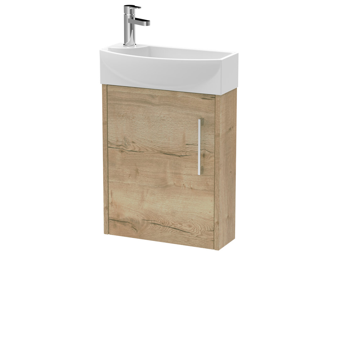 Juno 450mm Single Bathroom Vanity with Integrated Vitreous China Basin