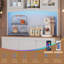 Grand garde-manger avec lumières DEL et station de charge, huche de rangement pour la salle à manger de cuisine-8709493