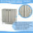 Wave Pattern Buffet Sideboard with Adjustable Shelves
