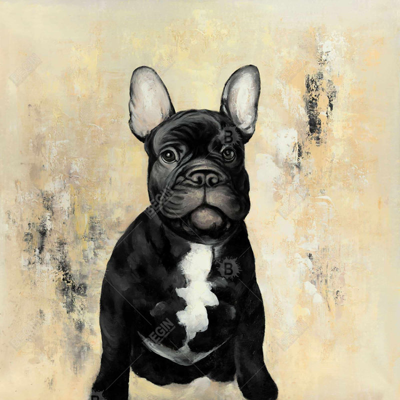 «French Bulldog» sur toile